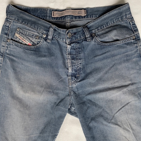 Vintage Diesel Industry Jeans 34x30 Straight Leg Made in Italy - Picture 5 of 12